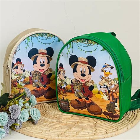 desenho mickey com mochila safari|Mochila Personalizada Safari Do Mickey .